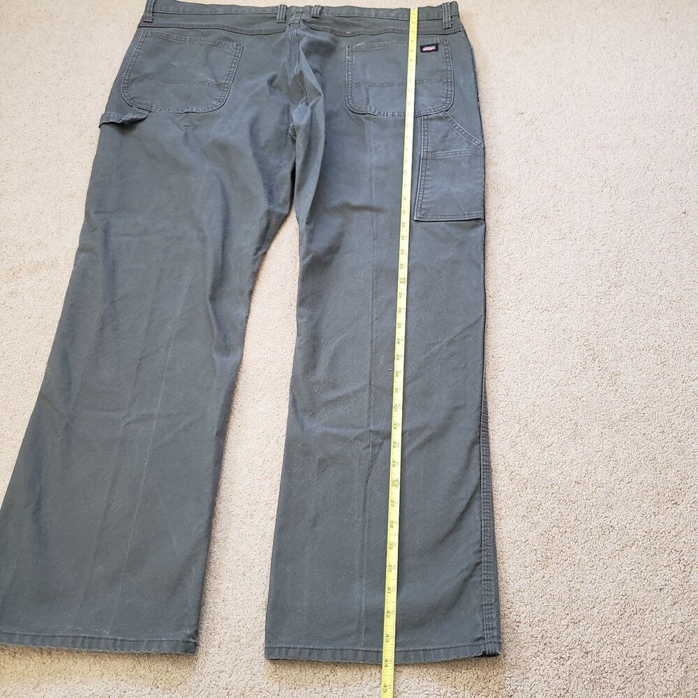 Lot Of 2 Dickies Carpenter Pants Size 44x32 Mens Beige & Gray Duck Canvas - Picture 12 of 16